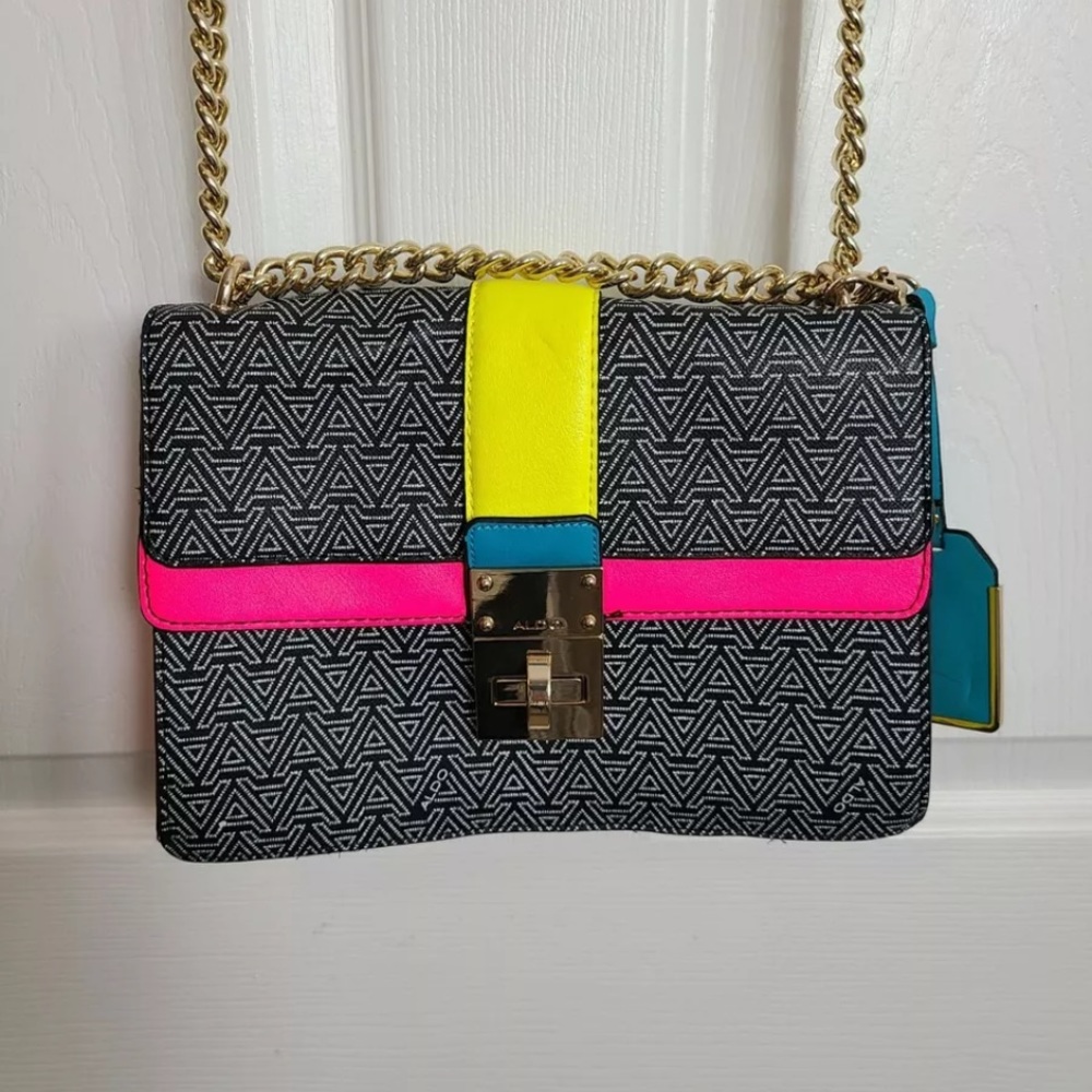 Aldo Cross Body Bag Neon